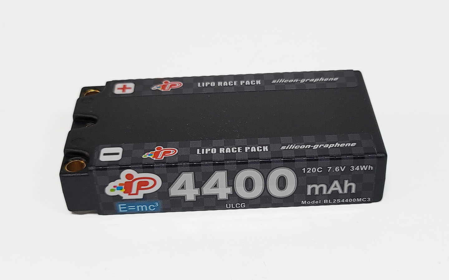 Bateria LIPO 2S Shorty Low profile Intellect Graphene 2024 4400mAh 7.6V 2S 120C HV LiPo (5mm, 152g)