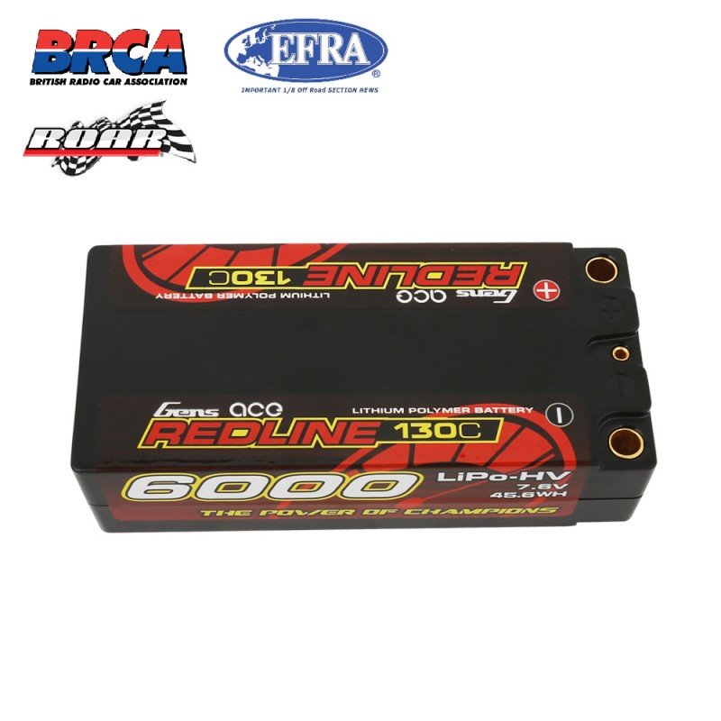 Bateria LIPO 2S GENS ACE Redline Shorty 6000mAh