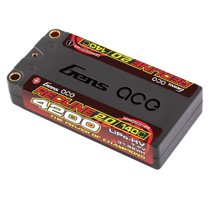 Bateria LIPO 2S GENS ACE Redline Shorty Low Profile 4200mAh