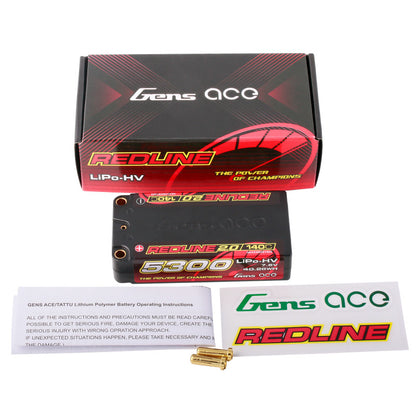 Bateria LIPO 2S GENS ACE Redline Shorty 5300mAh